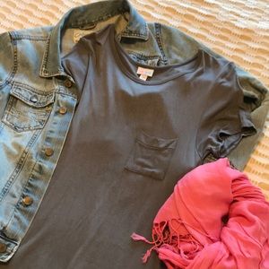 LuLaRoe Carly XS Grey